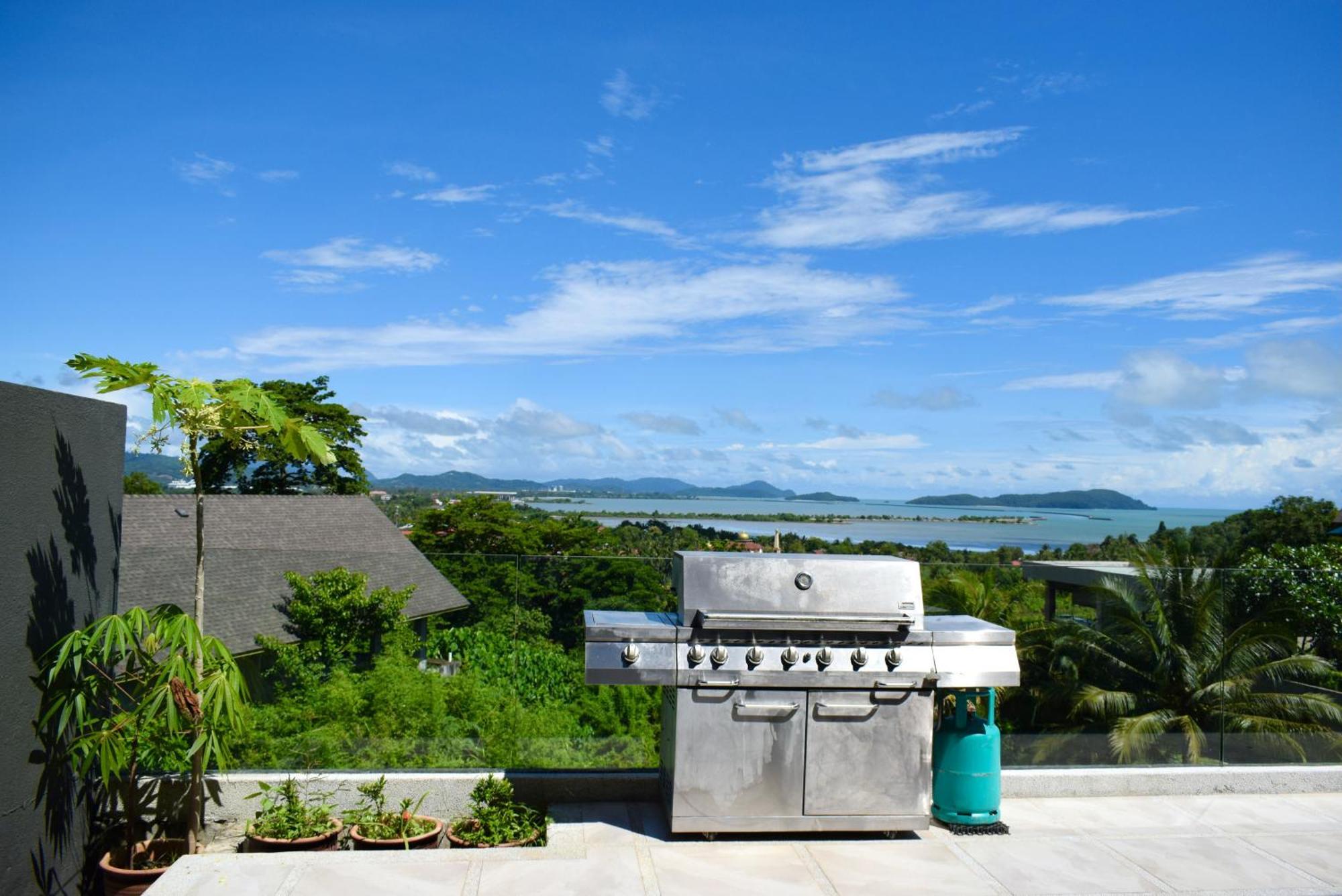 Aroha Seaview Villa - Private Pool - パンタイ・サナング エクステリア 写真