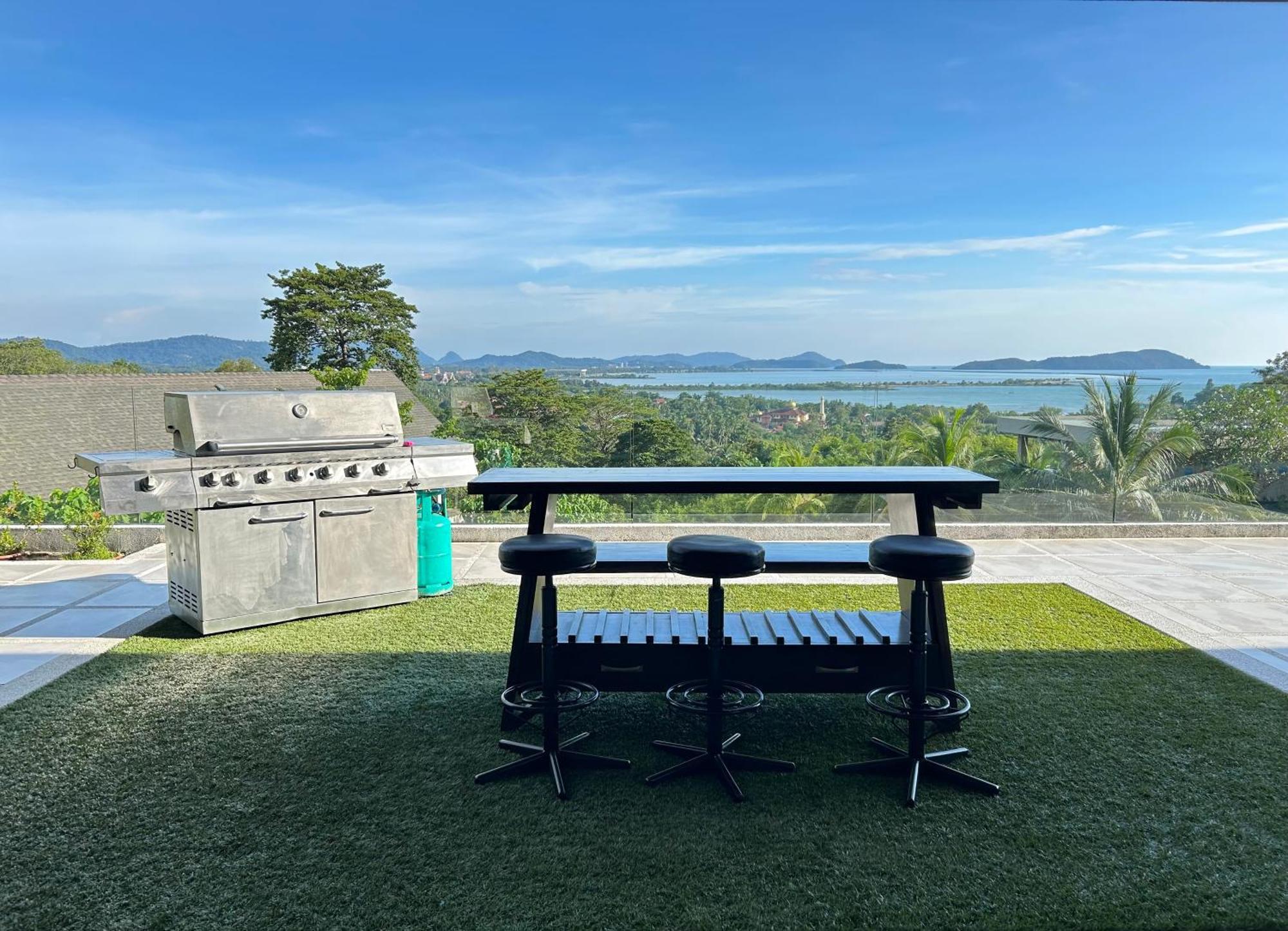 Aroha Seaview Villa - Private Pool - パンタイ・サナング エクステリア 写真